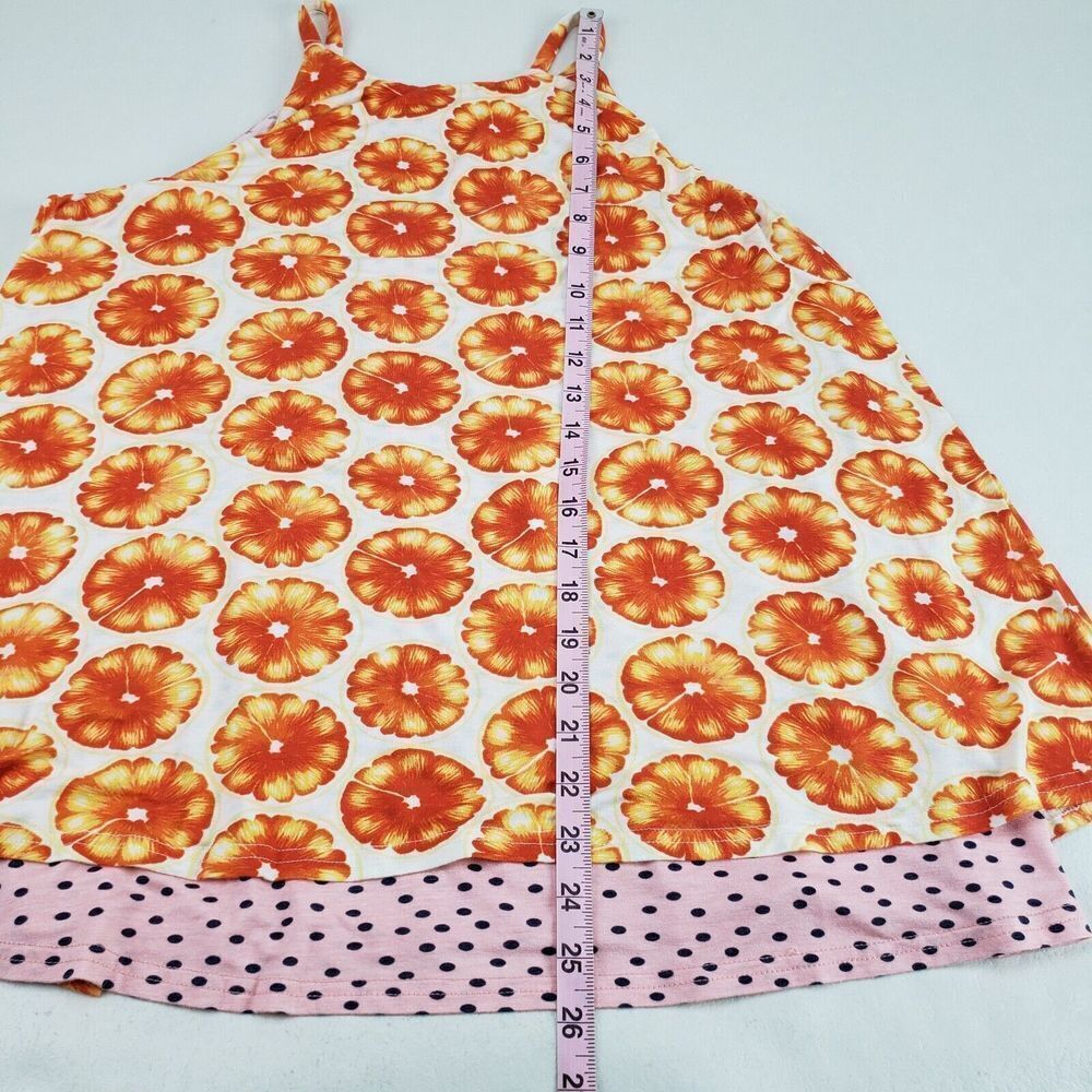 Porridge Anthropologie Floral Cami Top Womens Medium Orange Swing Layered Tank - Picture 11 of 12